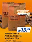 Aktuelles Kaffeebohnen Arabica/Robusta Mischung Angebot bei expert in Weißenfels ab 13,99 €