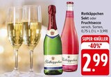 Aktuelles Sekt oder Fruchtsecco Angebot bei EDEKA in Frankenthal (Pfalz) ab 2,99 €