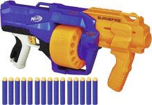 Nerf Elite Surgefire - Géant Casino à Aulnay-sous-Bois Nerf Elite Surgefire en promo chez Géant Casino Aulnay-sous-Bois à 20,90 €