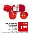 Paprika rot Angebote von Gut & Günstig bei Marktkauf Hof für 1,99 €