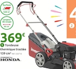 Promo Tondeuse thermique tractée 139 cm3 à 369,00 € dans le catalogue Mr. Bricolage à Gisors