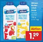 Buttermilch Drink Erdbeere oder Zitrone Angebote von Milram bei Netto Marken-Discount Görlitz für 1,29 €