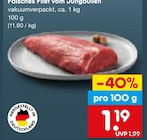 Falsches Filet vom Jungbullen im Angebot bei Netto Marken-Discount in Koblenz Falsches Filet vom Jungbullen Angebote bei Netto Marken-Discount Koblenz für 1,19 €