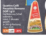 Pecorino Romano DOP / g.U. von Quattro Colli im aktuellen V-Markt Prospekt für 4,79 €