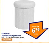 Faltbarer Aufbewahrungshocker Angebote bei Action Cuxhaven für 6,79 €