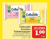 Feuchtes Toilettenpapier im Angebot bei Marktkauf in Fürth Feuchtes Toilettenpapier Angebote von Cottonelle bei Marktkauf Fürth für 1,00 €