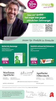 Aktueller mea - meine apotheke Prospekt "Unsere November-Angebote" für Waltenhofen Aktueller mea - meine apotheke Prospekt für Waltenhofen mit Seiten
