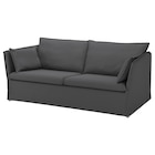 Bezug 3er-Sofa Hallarp grau Hallarp grau Angebote von BACKSÄLEN bei IKEA Voerde für 109,00 €