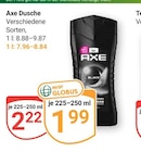Dusche im Angebot bei GLOBUS in Oberhausen Dusche Angebote von Axe bei GLOBUS Oberhausen für 1,99 €
