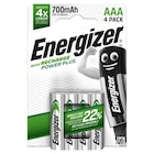 SUR TOUTES LES PILES RECHARGEABLES - ENERGIZER ET CARREFOUR en promo chez Carrefour Market Le Havre