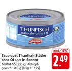 Aktuelles Thunfisch Stücke ohne Öl Angebot bei EDEKA in Freiburg (Breisgau) ab 2,49 €