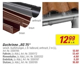 Dachrinne RG 75 für 4,99 € bei toom Baumarkt im Angebot Dachrinne RG 75 im aktuellen toom Baumarkt Prospekt
