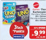 Uno Kartenspiel Angebote von Mattel bei Marktkauf Plauen für 9,99 €