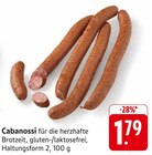 EDEKA Schiffweiler - Cabanossi Angebot im Prospekt Cabanossi bei EDEKA im Schiffweiler Prospekt für 1,79 €