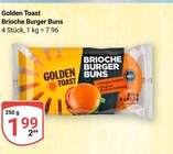 Brioche Burger Buns Angebote von Golden Toast bei GLOBUS Bochum für 1,99 €