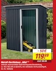 Aktuelles Metall-Gerätehaus Mini Angebot bei toom Baumarkt in Bonn ab 119,99 €