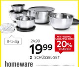Schüssel-Set Angebote von Homeware Professional bei XXXLutz Möbelhäuser Wuppertal für 19,99 €