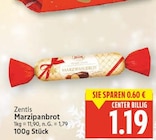 Marzipanbrot von Zentis für 1,19 € bei E center im Angebot Marzipanbrot von Zentis im aktuellen E center Prospekt