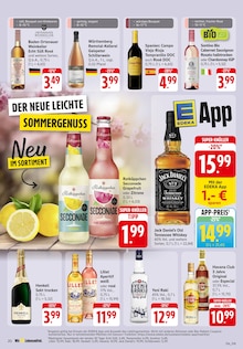 Jack Daniels im EDEKA Prospekt "Aktuelle Angebote" mit 50 Seiten (Ludwigsburg)