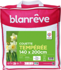 COUETTE TEMPÉRÉE BLANRÊVE - BLANREVE en promo chez Auchan Supermarché Villefranche-sur-Saône à 16,00 €