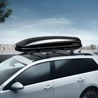 Dachbox Comfort 340, schwarz (hochglanz), 3-Punkt-Zentralverriegelung bei Volkswagen im Kastellaun Prospekt für 744,70 €