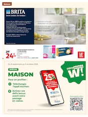 Promos Brita dans le catalogue "CUISINE GOURMANDE" de Auchan Hypermarché à la page 34 Promos Brita dans le catalogue "CUISINE GOURMANDE" de Auchan Hypermarché à la page 34