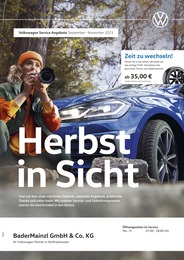 Volkswagen Prospekt "Herbst in Sicht" für Wolfratshausen, 1 Seite, 01.09.2023 - 30.11.2023