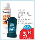 Whole Body Deo-Spray von Rexona im aktuellen budni Prospekt