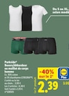 Boxers/débardeur ou maillot de corps homme - PARKSIDE en promo chez Lidl Lille à 2,39 €