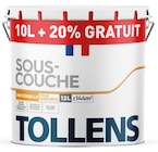 Sous-couche(d) universelle Tollens blanc 10 L + 20% gratuit - Tollens en promo chez Castorama Besançon à 79,90 €