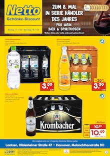 Netto Marken-Discount Prospekt "DER ORT, AN DEM DU IMMER AUSGEZEICHNETE PREISE FINDEST." mit  Seiten (Laatzen)