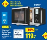 Kitchen Tools Mikrowelle Angebote von Silvercrest bei Lidl Neunkirchen für 119,00 €