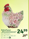 Dekorfigur "Blumenhenne" Angebote bei Pflanzen Kölle Erlangen für 24,99 €