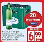 natürliches Mineralwasser im Angebot bei EDEKA in Potsdam natürliches Mineralwasser Angebote von Staatl. Fachingen bei EDEKA Potsdam für 6,99 €