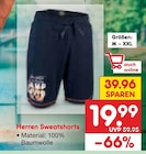 Aktuelles Herren Sweatshorts Angebot bei Netto Marken-Discount in Paderborn ab 19,99 €