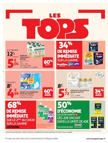 Catalogue Auchan Hypermarché de la semaine 28, "LES TOPS", page 2, 07/07/2026 - 19/07/2026 Prospectus Auchan Hypermarché en cours, "LES TOPS", page 2 sur 32