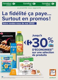 Carrefour Proximité Catalogue "La fidélité ça paye... Surtout en promos !", 13 pages, Challans,  01/05/2023 - 31/05/2023