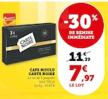 Cafe moulu - CARTE NOIRE en promo chez Super U Vanves à 7,97 €