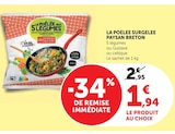 La Poêlée Surgelée - Paysan Breton - Super U à Marseille La Poêlée Surgelée - Paysan Breton en promo chez Super U Marseille à 1,94 €