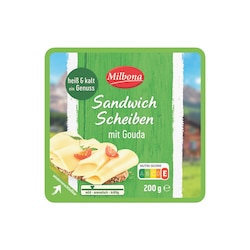 Sandwich Scheiben mit Gouda