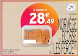 8 PAVÉS DE SAUMON SANS ARÊTES en promo chez Intermarché Montpellier à 28,49 €