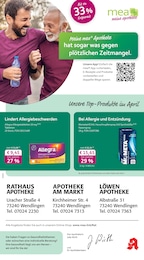 mea - meine apotheke Prospekt für Esslingen: "Unsere April-Angebote", 4 Seiten, 01.04.2026 - 30.04.2026