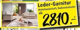 Leder-Garnitur bei Polstermöbel Fischer im Bad Reichenhall Prospekt für 2.810,00 €