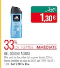 Gel douche - Adidas en promo chez Supermarchés Match Nancy à 1,30 €