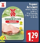 EDEKA - Veganer Aufschnitt Angebot im Prospekt Veganer Aufschnitt bei EDEKA im Prospekt "" für 1,29 €