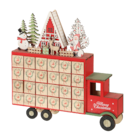 Calendrier de l'Avent Camion avec LED - Poussière D'Étoiles en promo chez Stokomani Dijon à 14,99 €