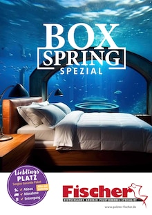 Polstermöbel Fischer Prospekt BOXSPRING SPEZIAL mit  Seiten in Karlsdorf-Neuthard und Umgebung