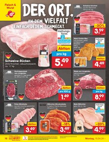 Schweinefleisch im Netto Marken-Discount Prospekt "Aktuelle Angebote" mit 49 Seiten (Offenbach (Main))