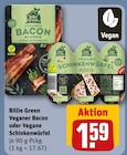 Veganer Bacon oder Vegane Schinkenwürfel Angebote von Billie Green bei REWE Elmshorn für 1,59 €