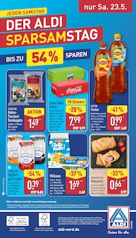 ALDI Nord Prospekt der aktuellen Woche, gĂĽltig von 18.05.2026 bis 23.05.2026 Aktueller ALDI Nord Prospekt "Aktuelle Angebote" mit 45 Seiten
